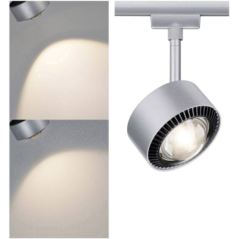 Paulmann Aldan Lampada per sistema su binario URail LED a montaggio fisso 9 W LED (monocolore) Cromo (opaco)