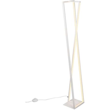 Lampada Piantana EDGE SMD LED 26W - 2950lm - 20x124x17cm Bianco Opaco