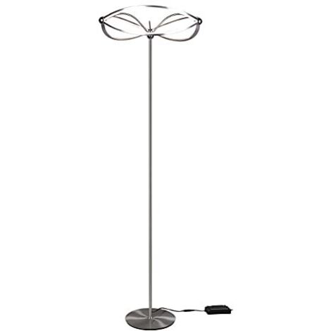 Lampada Piantana Led con Ellissi Dimmer Acciaio Satinato Charivari GD Trio