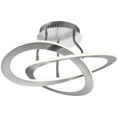 Lampada Piantana Led Dimmer 25W Acciaio Satinato 53 cm Oakland GD Trio