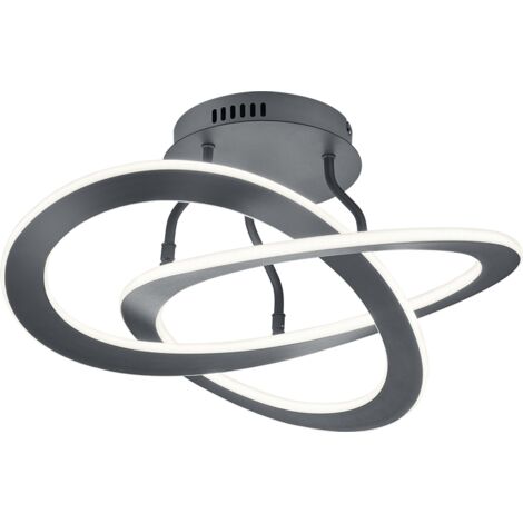 Lampada Piantana Led Dimmer 25W Antracite 53 cm Oakland GD Trio
