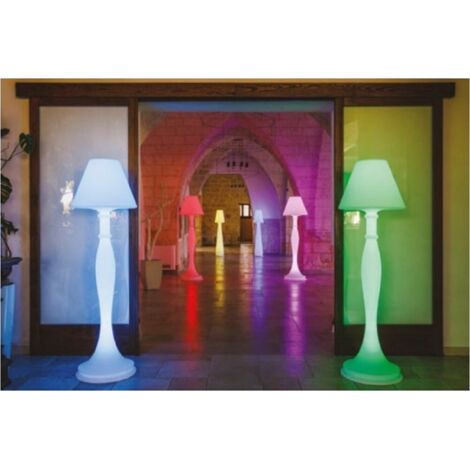 Lampada piantana led multicolor con telecomando mod.eva cm.60x180h - Salone