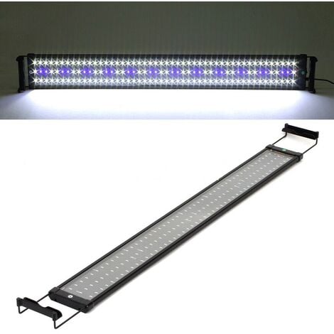 LED-PLAFONIERALED20CM - ledleds - NEON 18 LED SMD 20CM 1WT LUCE BIANCA  ACQUARIO PESCI PIANTE IMMERSIONE PLAFONIERA