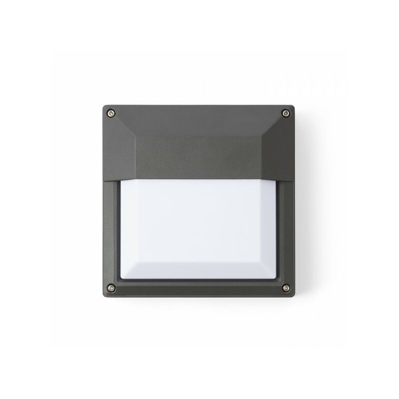 Image of Rendl Light - Lampada plafoniera applique delta 215 da parete grigio antracite 230V E27 18W IP54