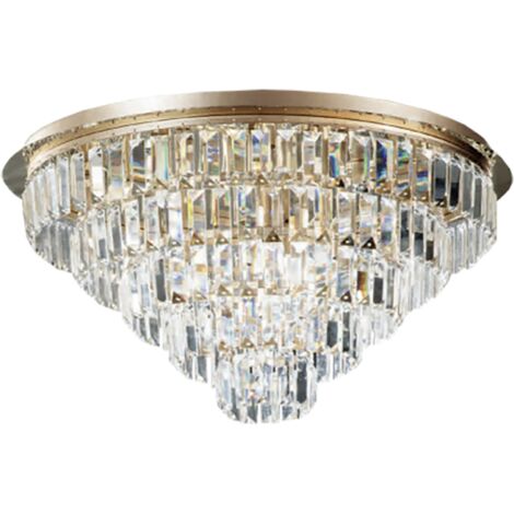 Lampada plafoniera D80cm 16 luci G9 - CASTLE Oro