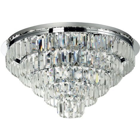 Lampada plafoniera D80cm 16 luci G9 - CASTLE Silver