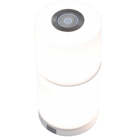 Lampada portatile da esterno Lutec NOMA bianca LED IP44