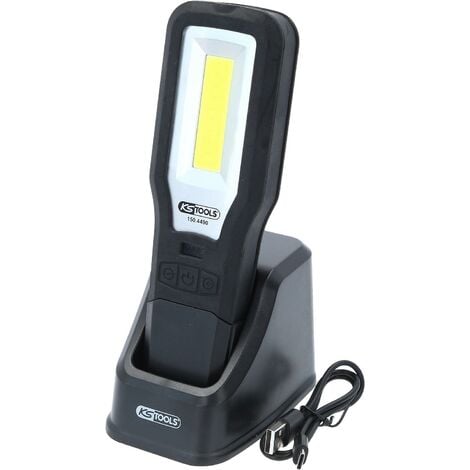 KSTOOLS Lampada portatile da officina, pieghevole, 550 lumen
