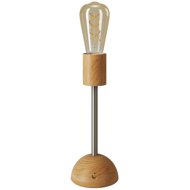 Image of Lampada portatile e ricaricabile Cabless02 con lampadina Edison dorata Con lampadina - Neutro - Con lampadina