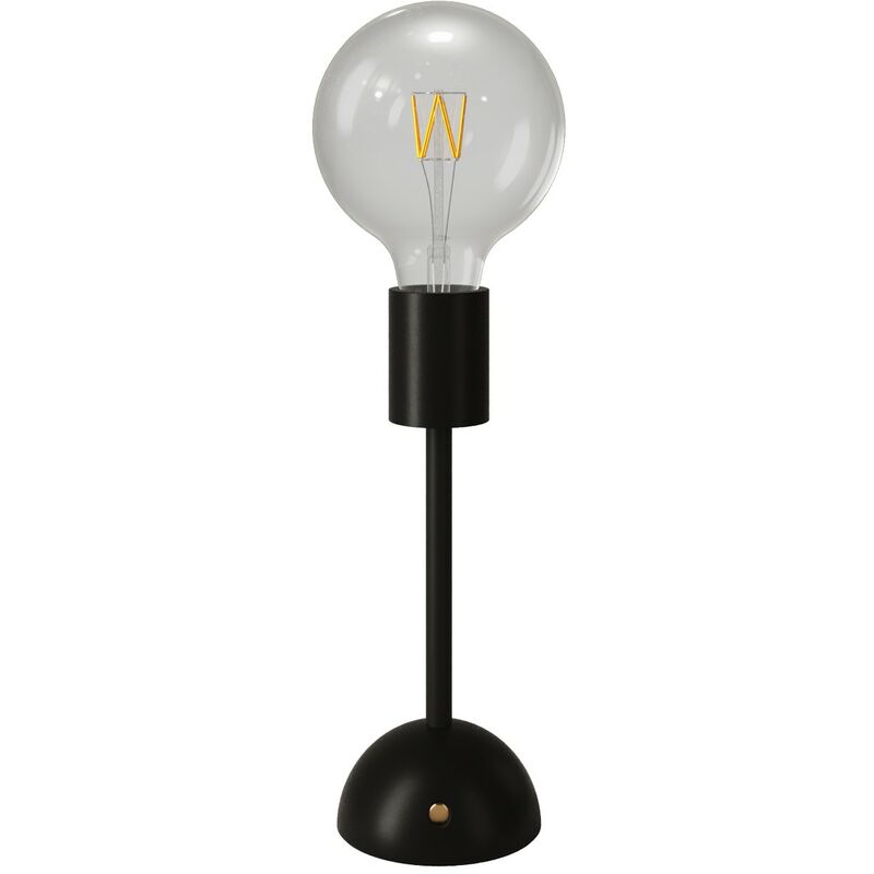 Image of Lampada portatile e ricaricabile Cabless02 con lampadina globo G125 Con lampadina - Nero - Con lampadina
