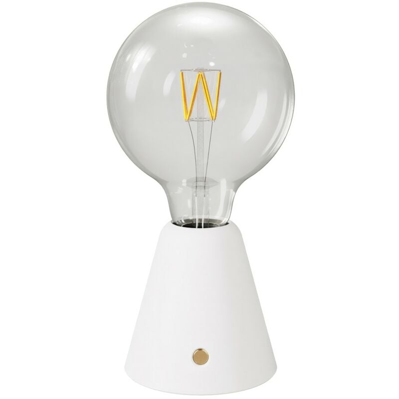 Image of Lampada portatile ricaricabile Cabless01 con lampadina globo G125 Con lampadina - Bianco - Con lampadina