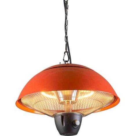 Lampada radiante sospesa con telecomando stufa da tavoli per bar e ristoranti 1500 W