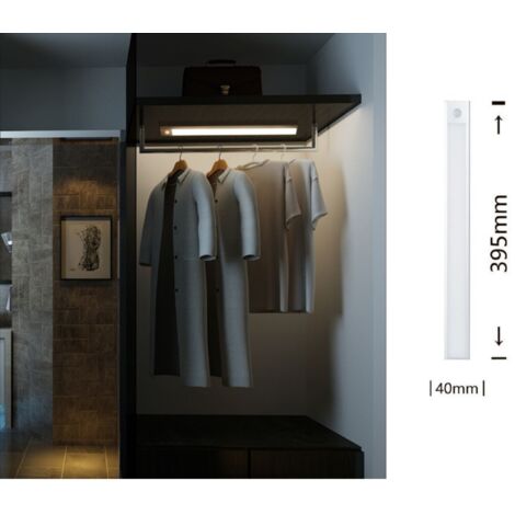 Lampada Ricaricabile USB Sensore Movimento Armadio Cucina Luce Naturale 4000k