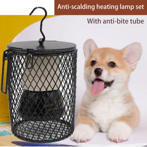 Lampada riscaldante Eosnow da 50W, con paralume in ceramica a infrarossi, ideale per tartarughe, pappagalli, lucertole, uccelli e per il riscaldamento invernale.