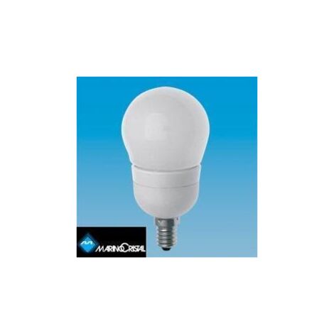 Lampada risparmio energetico 7W E14 Sfera Marino Cristal - 20629