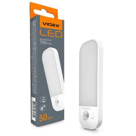 Lampada scala LED ricaricabile USB-C sensore PIR Videx