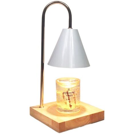 Lampada scaldacandele elettrica dimmerabile con funzione timer, luce regolabile, perfetta per candele piccole e grandi, porta-aromaterapia per l'arredamento della casa e