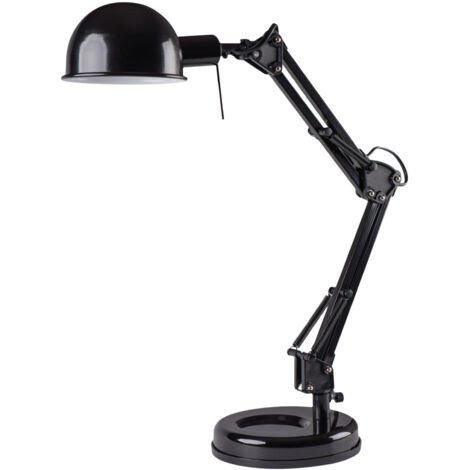 lampada scrivania braccio regolabile pixa E14 nero