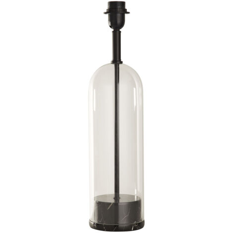 Lampada Scrivania Contemporanea Oxford Pietra - Cemento - Gesso Nero 1 Luce E27