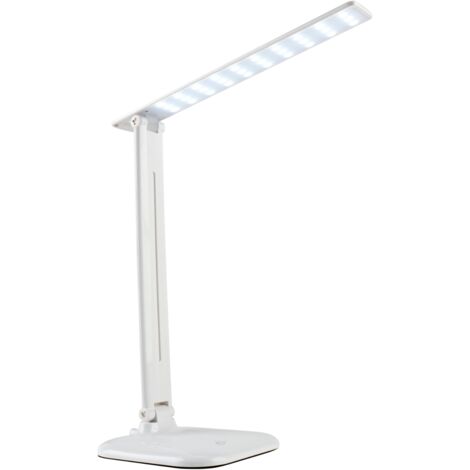 Lampada scrivania LED 8W 4000K dimmerabile bianca Polux 311238