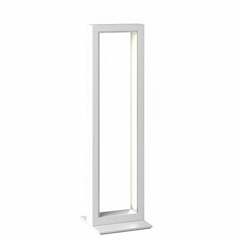 Lampada Scrivania-Ufficio Moderna Four Squares Alluminio Bianco Led 8W