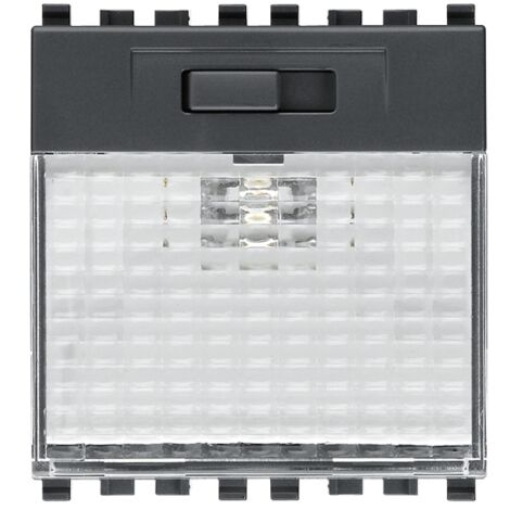 Lampada segnapasso LED 230V grigio Vimar Eikon 20389