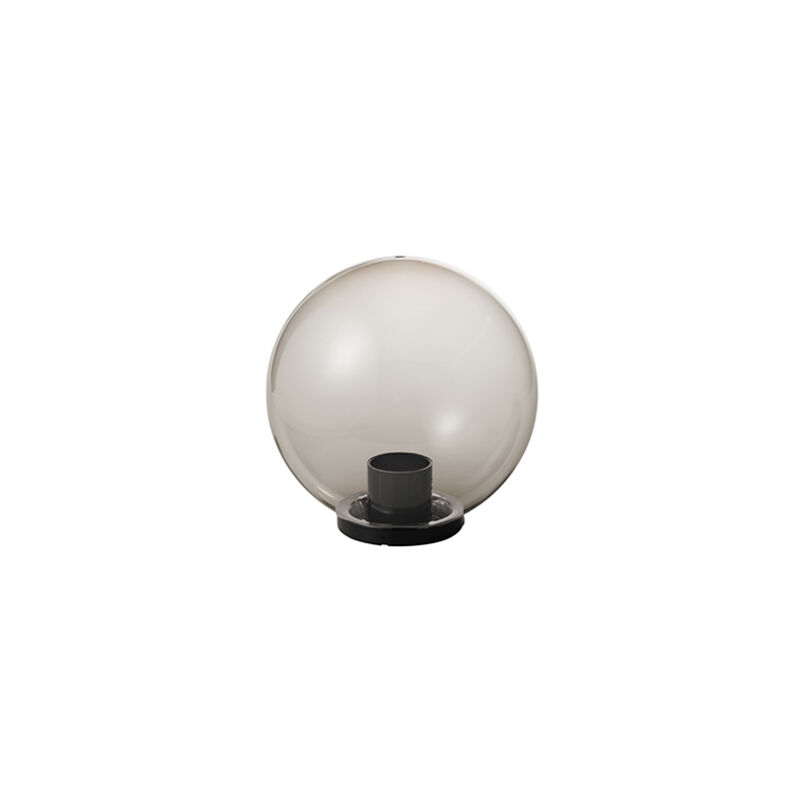 Image of Mareco Luce - Lampada Sfera Lampione Acrilico 21W Attacco E27 Diametro 30 cm, Fumè - mareco 1080301F