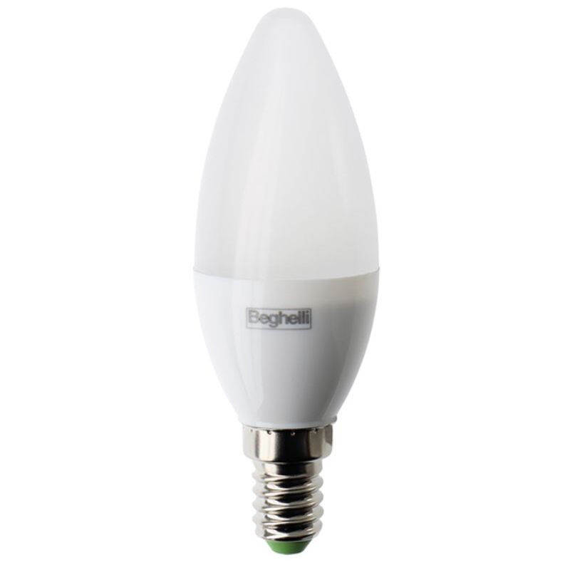 Image of Beghelli - Lampada Oliva led Opale 3,5W E14 3000K luce calda 56966