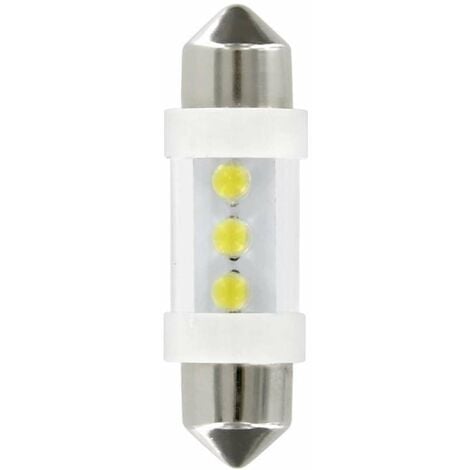 Lampada siluro 3 led C5W 2 pezzi