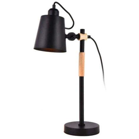 Lampada singola e27 nera edm