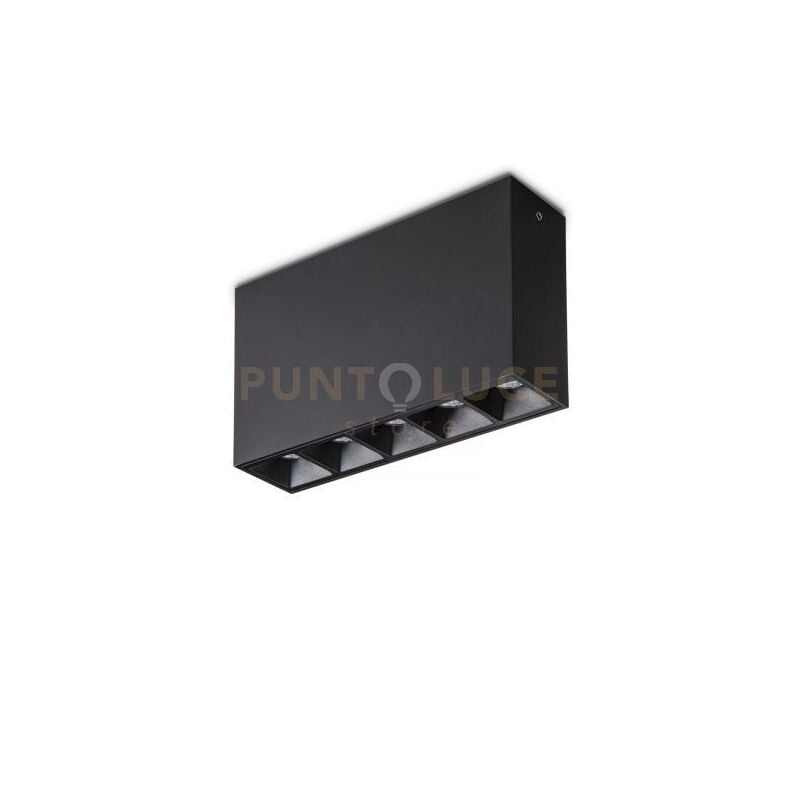 Lampada Da Soffitto Lika Pl 12w 3000k Bk