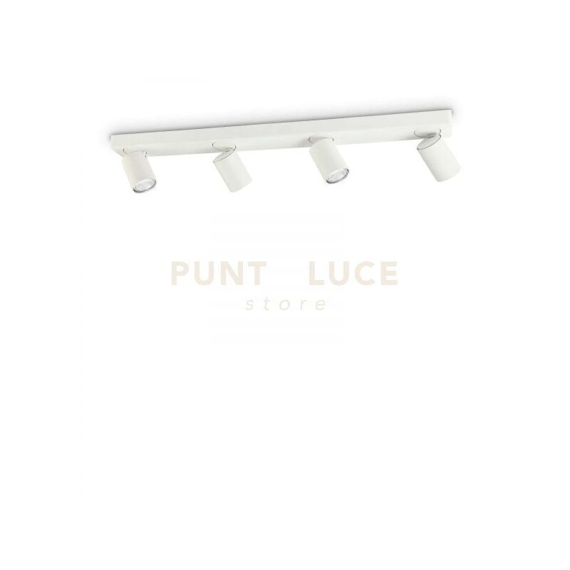 Lampada da soffitto rudy PL4 bianco
