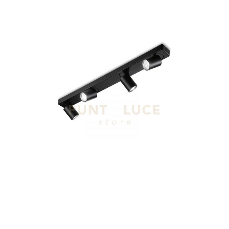 Lampada da soffitto rudy PL4 nero