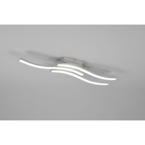 Lampada Soffitto Moderna Bacchette Led 4000k Route Nichel Trio Lighting