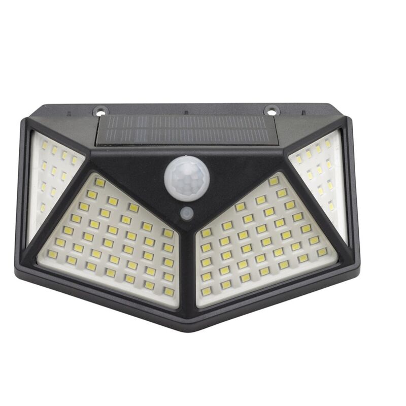 Lampada Solare 100led 270lumen C sensore Crepuscolare Ip65 Maurer