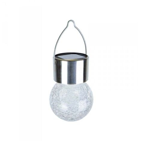 Lampada Solare Da Appendere Forma Palla Globo Diametro 60mm Per Giardino Decorazione