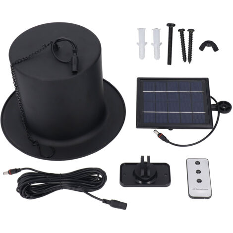 Lampada solare da esterno in ferro, impermeabile IP65, lampada decorativa a sospensione con telecomando.