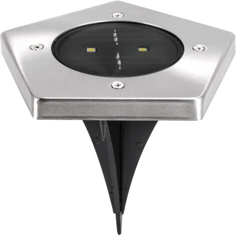 Lampada solare da giardino GARET V 0,5W 5700K cromata