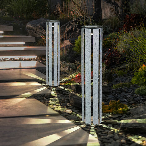 Lampade Solari da Giardino Esterno Picchetti Ricarica Solare Luce Led  Paletti - Tipo: Lampada plastica Ø 16 x 42 cm