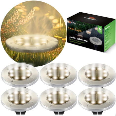 Lampada solare da terra 6 pezzi Ilumen LS-104