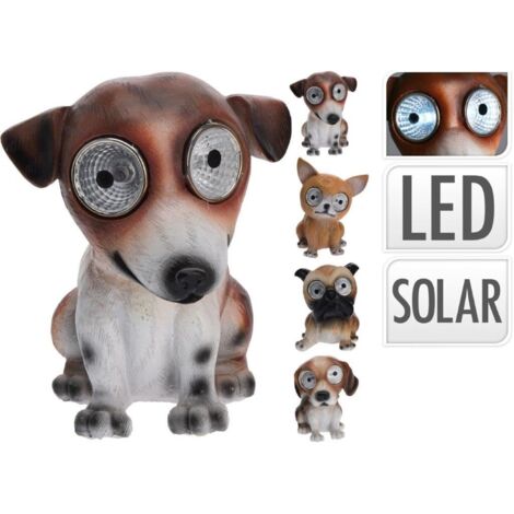 LAMPADA SOLARE LED CANE RESINA CM13 4ASS