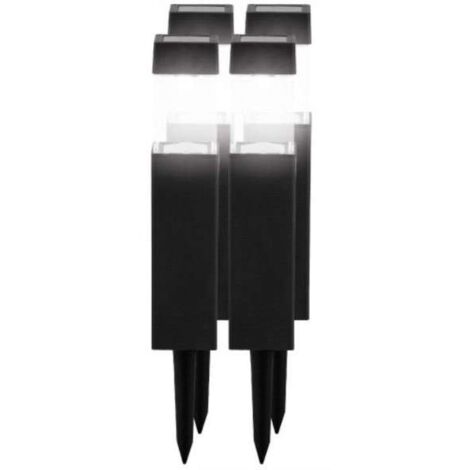 Lampada Solare Led Square Abs Pz 4 Gl1070 Ezsolar