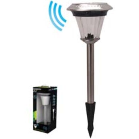 Lampada solare led verre con sensore - ø mm.168x547h. - 9/90 lumen  Duracell lighting