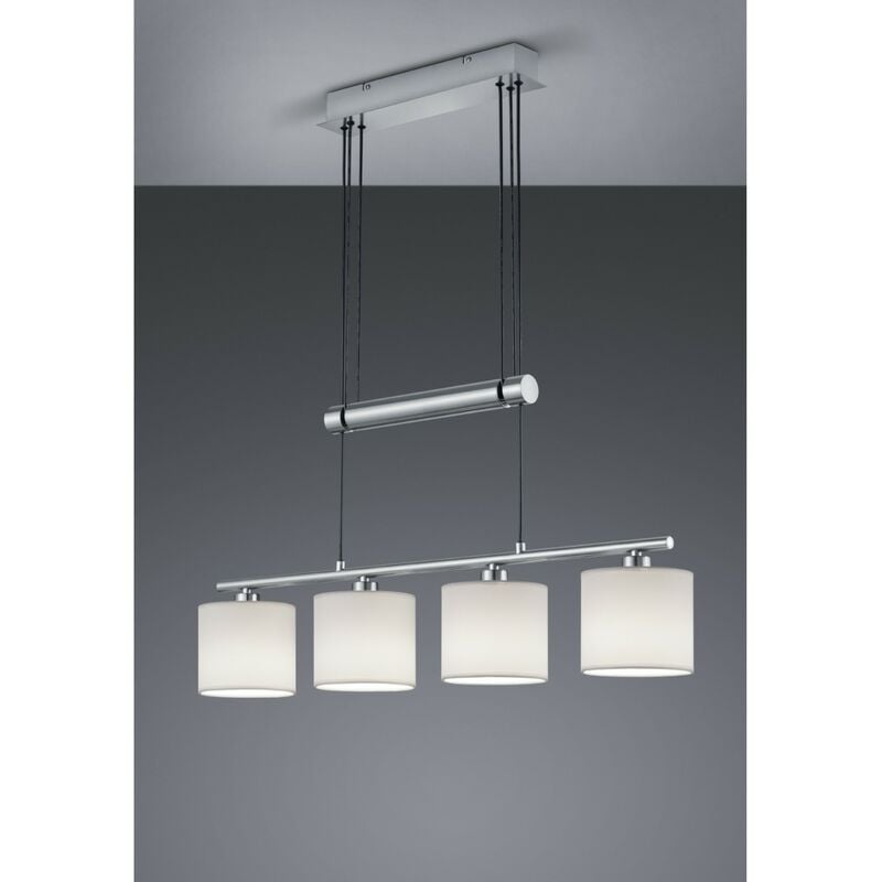 Image of Trio - Lampada Sospensione 4 Diffusori Bilanciere Regolabile Bianco Garda gd