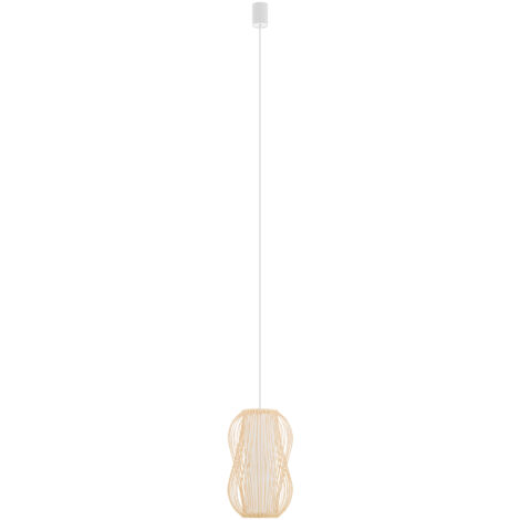 Lampada sospensione bambù Puket S E27 25W Nowodvorski