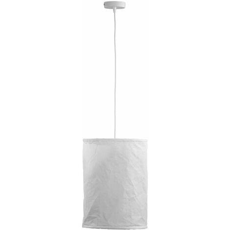 Paralume per Lampada conico ø30cm cotone Bianco