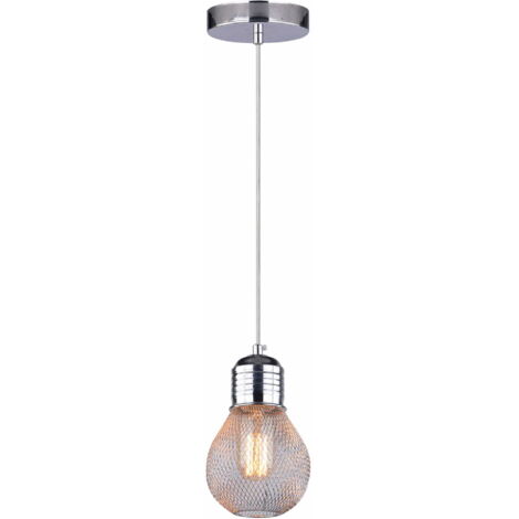 Lampada sospensione Candellux Gliva 31-58652 cromo metallo E27