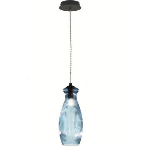 Lampada sospensione D12 cm in vetro soffiato Ottanio - MADAGASCAR Mod3