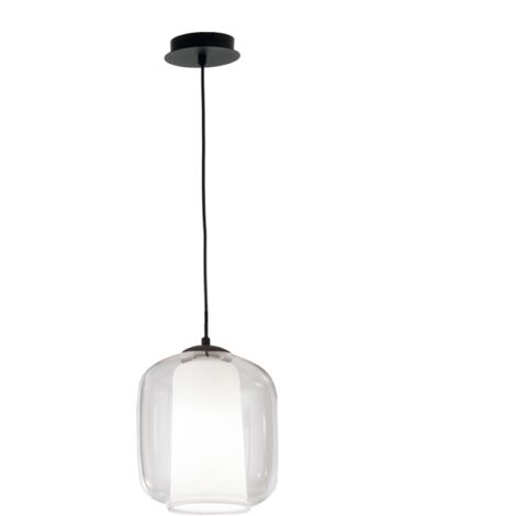 Lampada sospensione D22 cm - vetro soffiato Trasparente BONNIE MOD2