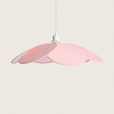 EFECTOLED Lampada Sospensione in tessuto Kabuki Rosa